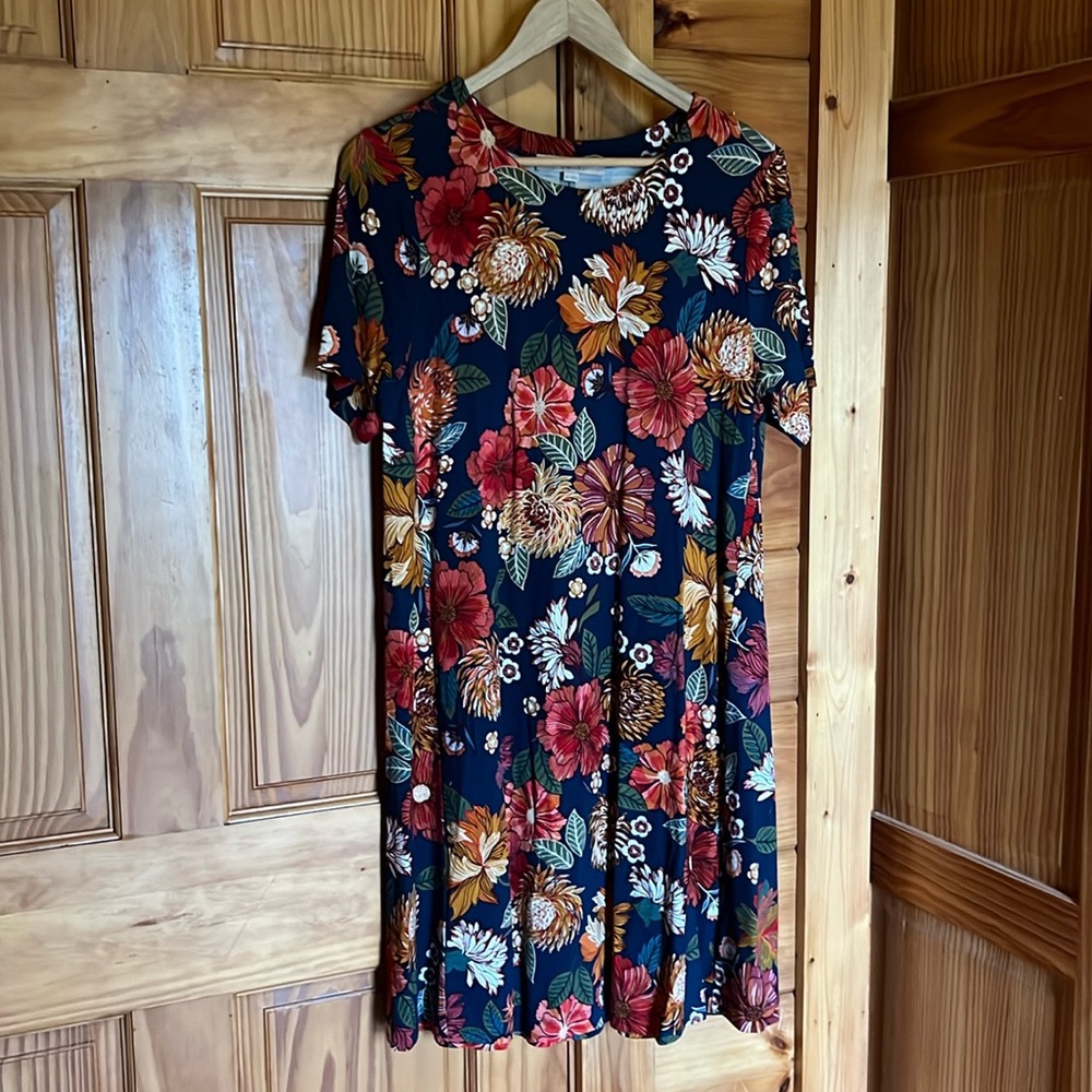 Loft fun, floral dress! Like new condition. Size medium